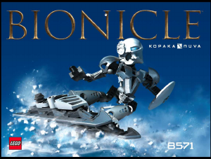 Mode d’emploi Lego set 8571 Bionicle Kopaka Nuva