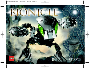 Priročnik Lego set 8573 Bionicle Nuhvok-Kal