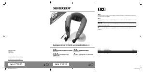 Mode d’emploi SilverCrest IAN 75922 Appareil de massage