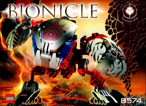 Εγχειρίδιο Lego set 8574 Bionicle Tahnok-Kal