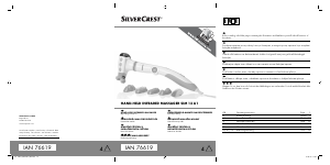 Instrukcja SilverCrest IAN 76619 Urządzenia do masażu