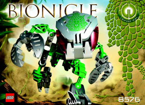 Manual de uso Lego set 8576 Bionicle Lehvak-Kal