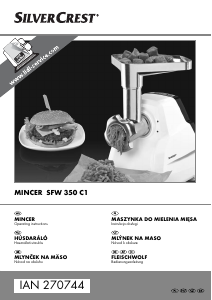 Manuál SilverCrest IAN 270744 Mlýnek na maso