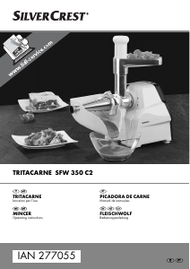 Manuale SilverCrest IAN 277055 Tritacarne