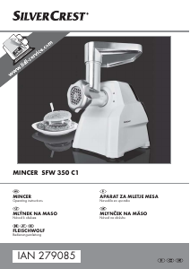 Návod SilverCrest IAN 279085 Mlynček na mäso