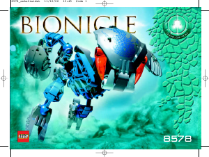 Használati útmutató Lego set 8578 Bionicle Gahlok-Kal