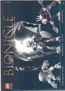 Manual Lego set 8582 Bionicle Matoro