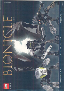 Manual de uso Lego set 8585 Bionicle Hafu