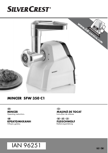 Manual SilverCrest IAN 96251 Tocator carne