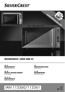 Mode d’emploi SilverCrest IAN 113361 Micro-onde