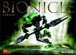 Manual Lego set 8589 Bionicle Lerahk