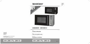Instrukcja SilverCrest IAN 288181 Kuchenka mikrofalowa