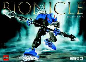 Manual de uso Lego set 8590 Bionicle Guurahk