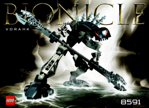 Instrukcja Lego set 8591 Bionicle Vorahk