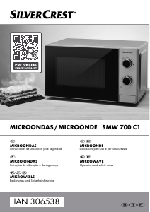 Manual SilverCrest IAN 306538 Micro-onda