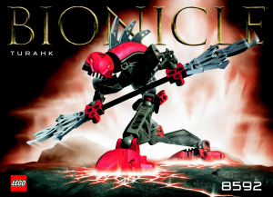 Käyttöohje Lego set 8592 Bionicle Turahk
