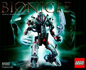 Manual de uso Lego set 8593 Bionicle Makuta