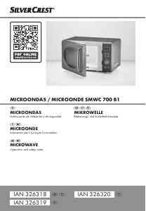 Manual de uso SilverCrest IAN 326318 Microondas