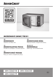 Priročnik SilverCrest IAN 326320 Mikrovalovna pečica