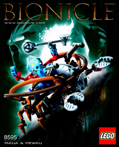 Manuale Lego set 8595 Bionicle Takua e Pewku