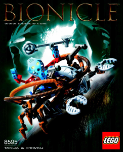 Instrukcja Lego set 8595 Bionicle Takua i Pewku