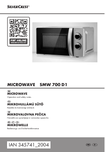 Használati útmutató SilverCrest IAN 345741 Mikrohullámú sütő