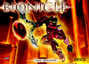 Manual Lego set 8601 Bionicle Toa Vakama