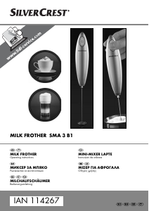 Manual SilverCrest IAN 114267 Aparat pentru spuma de lapte