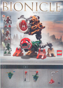 Brugsanvisning Lego set 8607 Bionicle Nuhrii