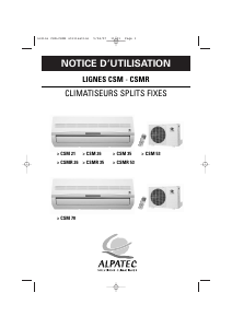 Mode d’emploi Alpatec CSM 21 Climatiseur