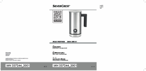 Manuál SilverCrest IAN 337244 Napěňovač mléka