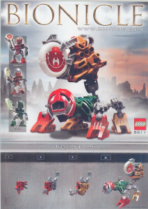 Посібник Lego set 8611 Bionicle Orkahm