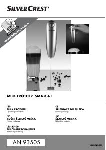 Návod SilverCrest IAN 93505 Napeňovač mlieka