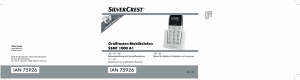 Mode d’emploi SilverCrest IAN 75926 Téléphone portable