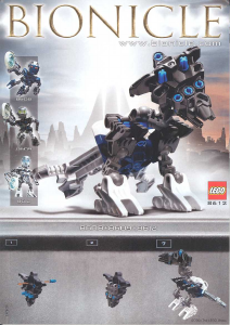 Manual de uso Lego set 8612 Bionicle Ehrye