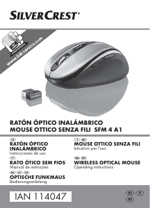 Manual de uso SilverCrest IAN 114047 Ratón
