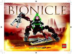Manual Lego set 8614 Bionicle Vahki Nuurakh