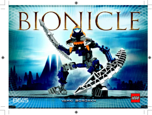Manual de uso Lego set 8615 Bionicle Vahki Bordakh