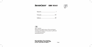 Manuale SilverCrest IAN 43142 Lettore Mp3