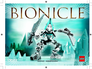 Manuale Lego set 8619 Bionicle Vahki Keerakh