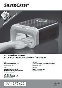 Manual de uso SilverCrest IAN 275423 Secador de uñas