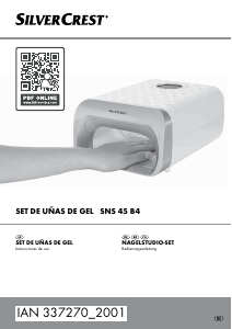Manual de uso SilverCrest IAN 337270 Secador de uñas