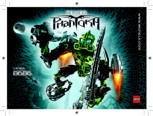 Brugsanvisning Lego set 8686 Bionicle Toa Lewa