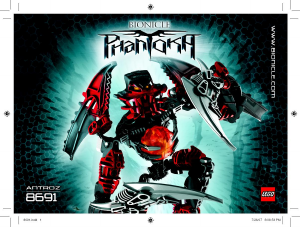Bedienungsanleitung Lego set 8691 Bionicle Antroz