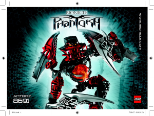 Instrukcja Lego set 8691 Bionicle Antroz