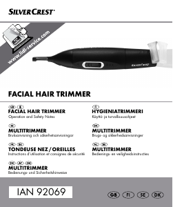 Manual SilverCrest IAN 92069 Nose Hair Trimmer