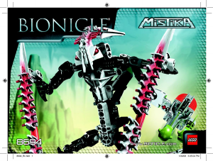 Bruksanvisning Lego set 8694 Bionicle Krika
