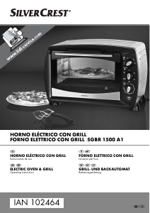 Manual de uso SilverCrest IAN 102464 Horno