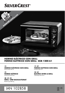 Manual de uso SilverCrest IAN 102858 Horno