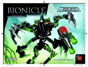 Mode d’emploi Lego set 8695 Bionicle Gorast